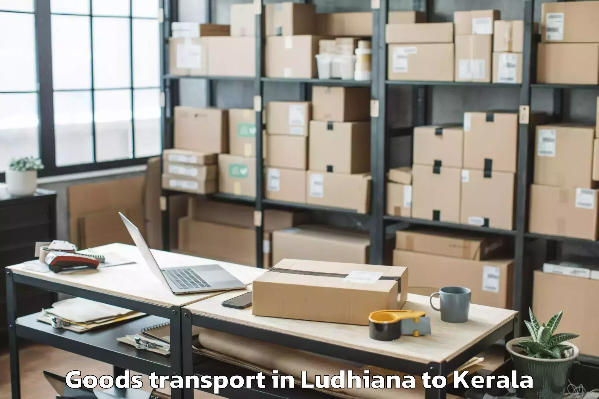 Get Ludhiana to Ponekkara Goods Transport